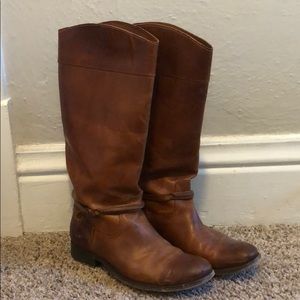 Frye Melissa Riding Boots (Cognac)